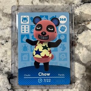 Chow amiibo card